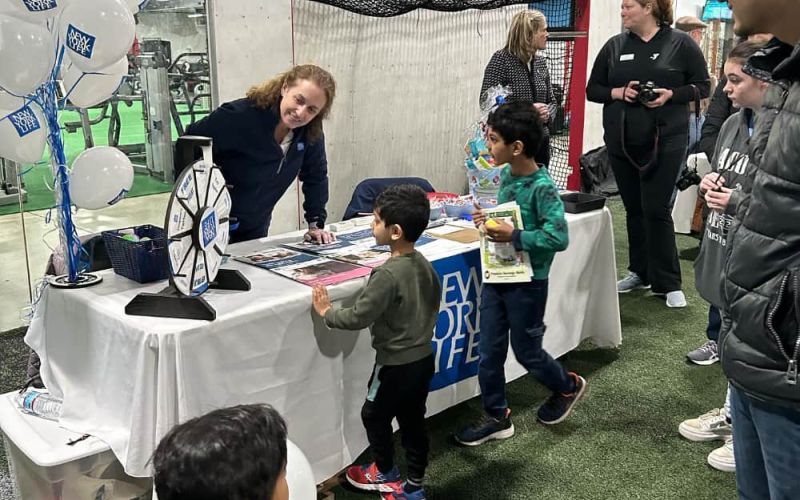 Kids at NYLife table
