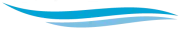 Blue logo swish