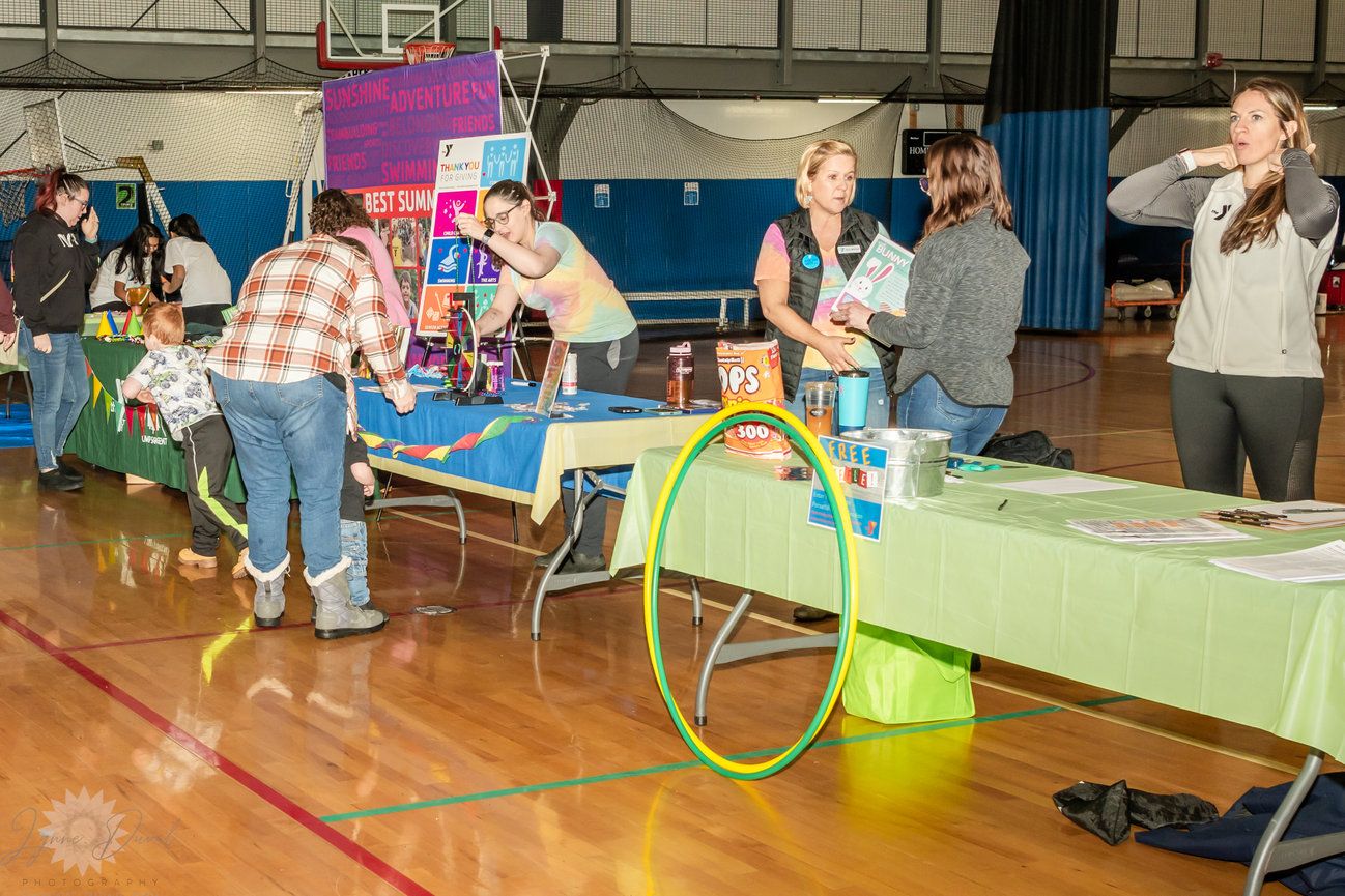 YMCA table at KidsFest